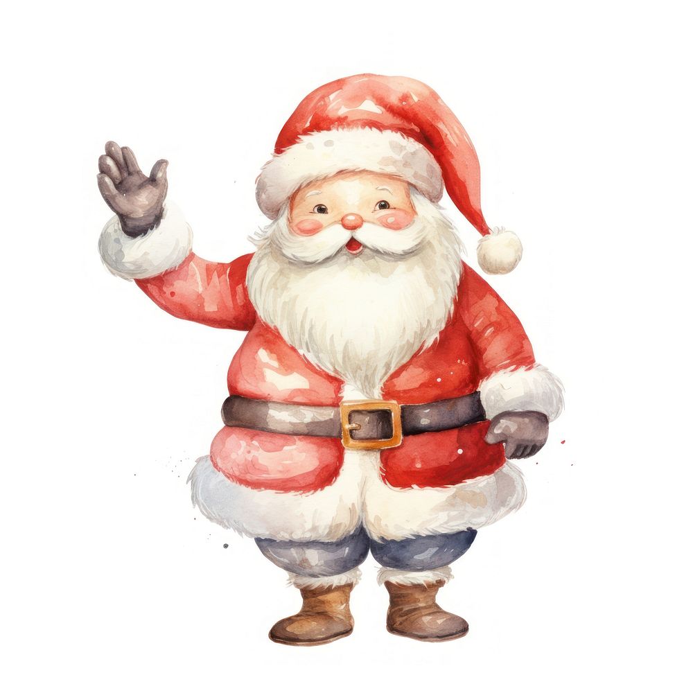 Cute Santa Claus Raise your | Premium Photo Illustration - rawpixel