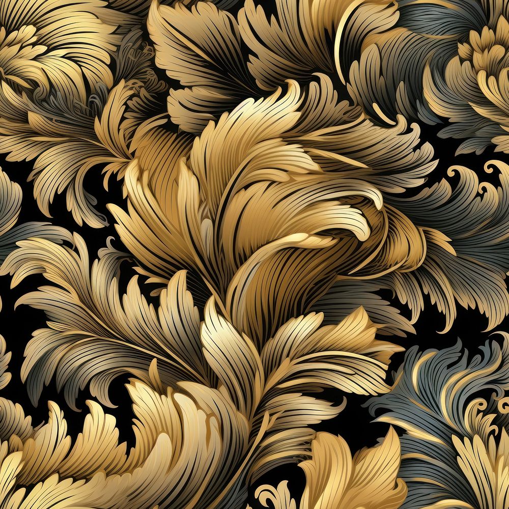 Vintage pattern muted gold backgrounds creativity wallpaper