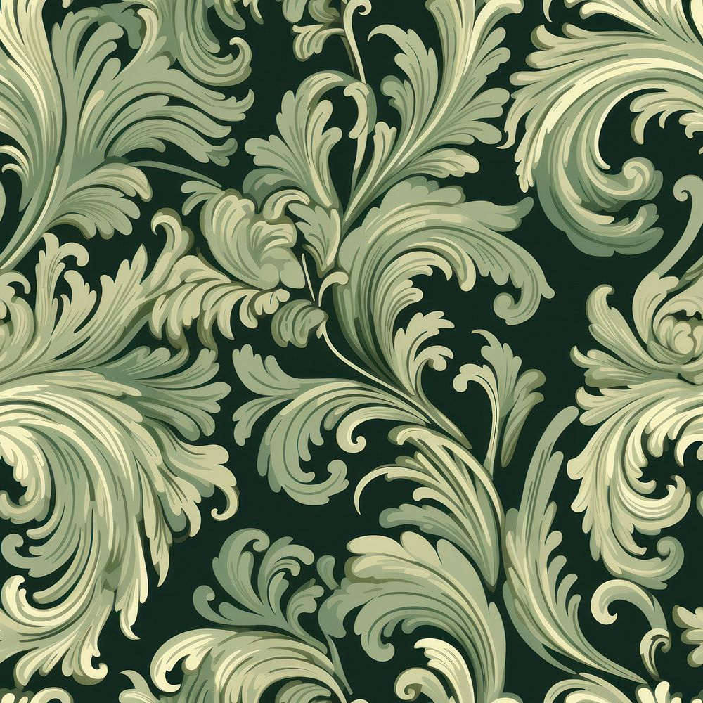 Vintage pattern muted green backgrounds creativity wallpaper