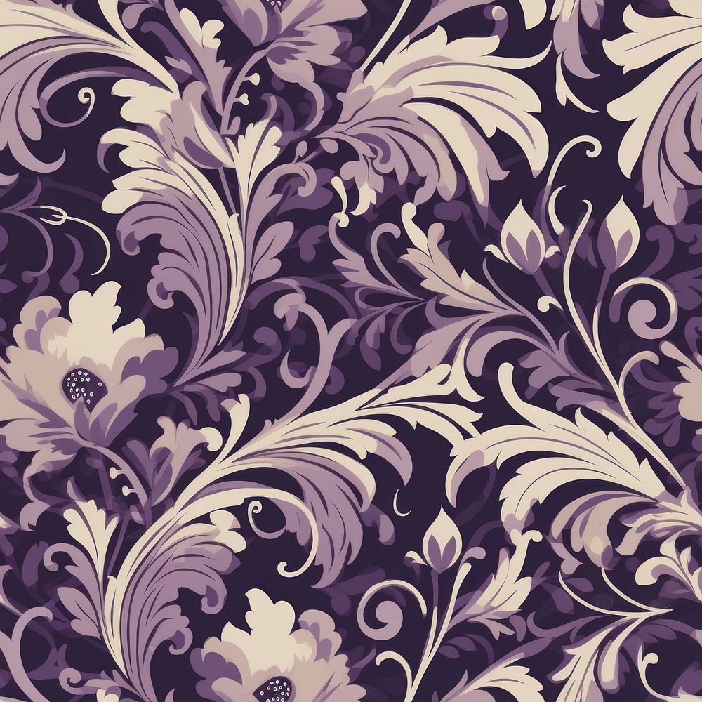 Vintage pattern muted purple art backgrounds creativity. AI generated Image by rawpixel.