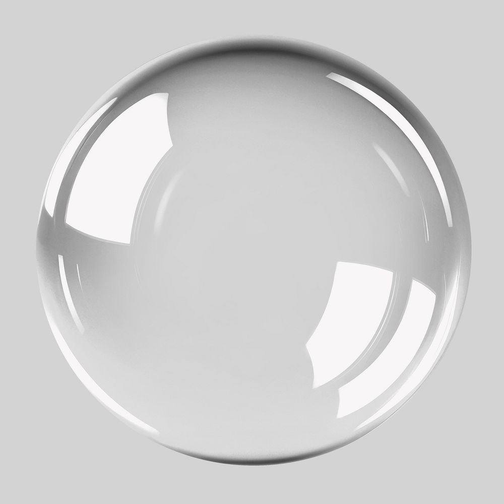 Bubble sphere white background biochemistry. AI generated Image by rawpixel.
