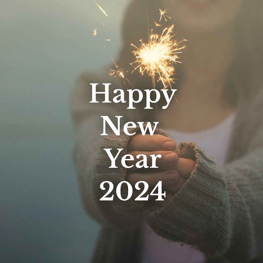 Happy New Year 2024 Instagram post template
