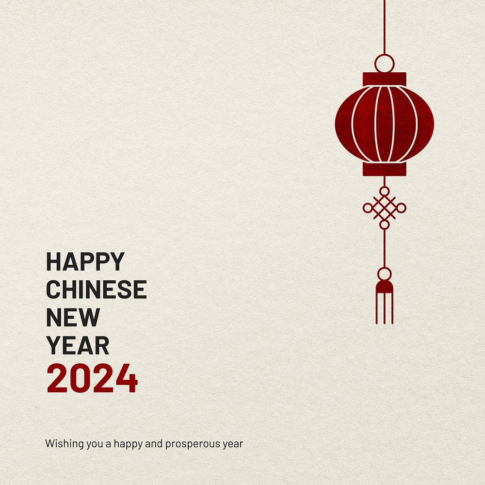 Chinese new year  Instagram post template