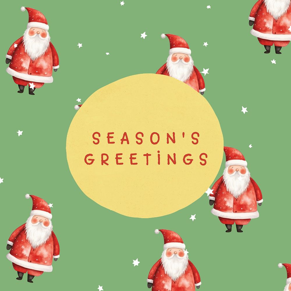 Seasons greetings  Instagram post template