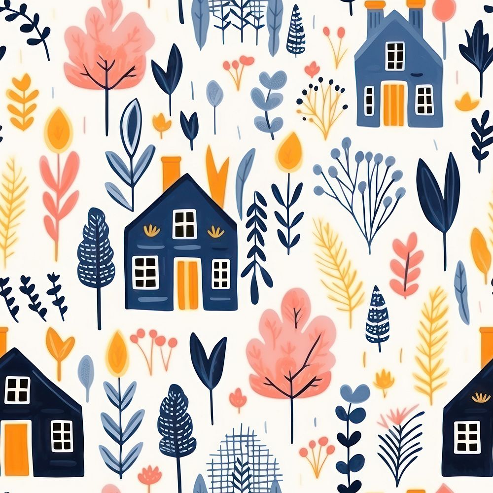 Home pattern architecture backgrounds. AI generated Image by rawpixel.