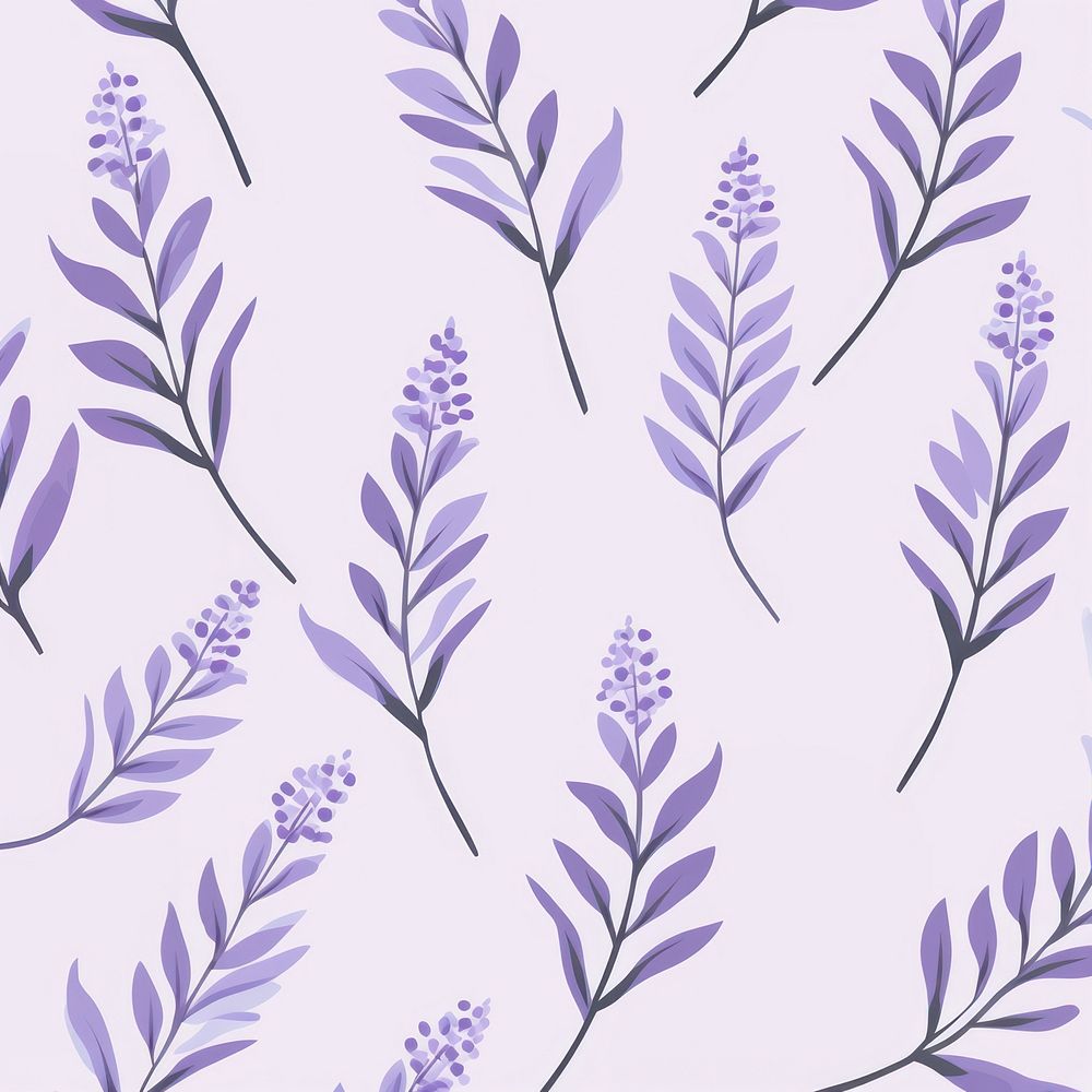 Lavender pattern flower backgrounds. AI generated Image by rawpixel.