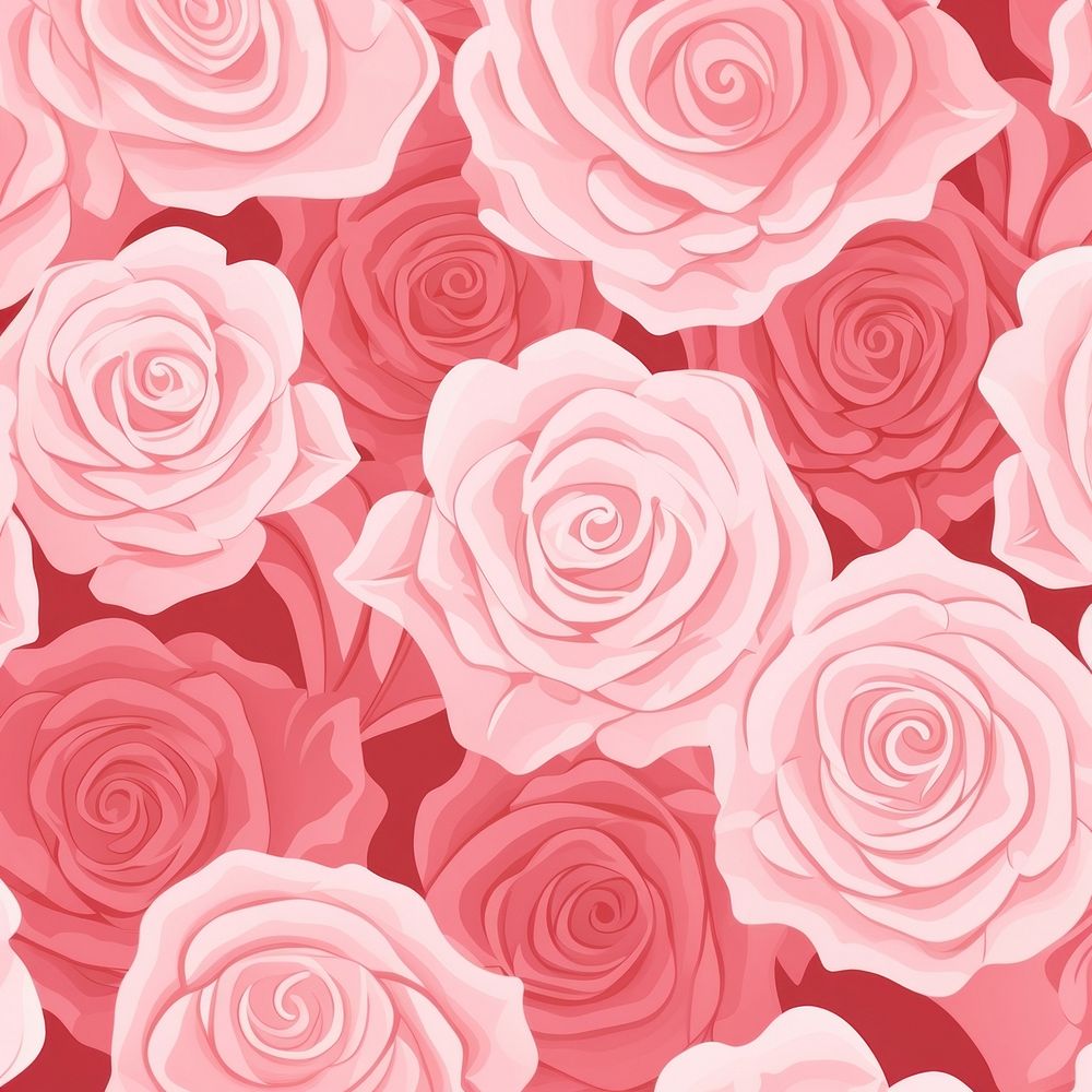 Rose pattern flower backgrounds. AI generated Image by rawpixel.