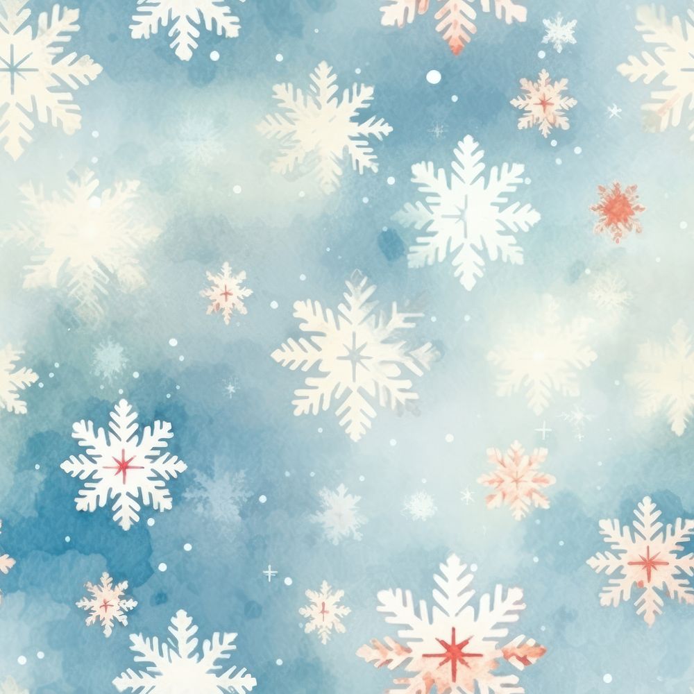 Magic snow flake pattern backgrounds snowflake. AI generated Image by rawpixel.