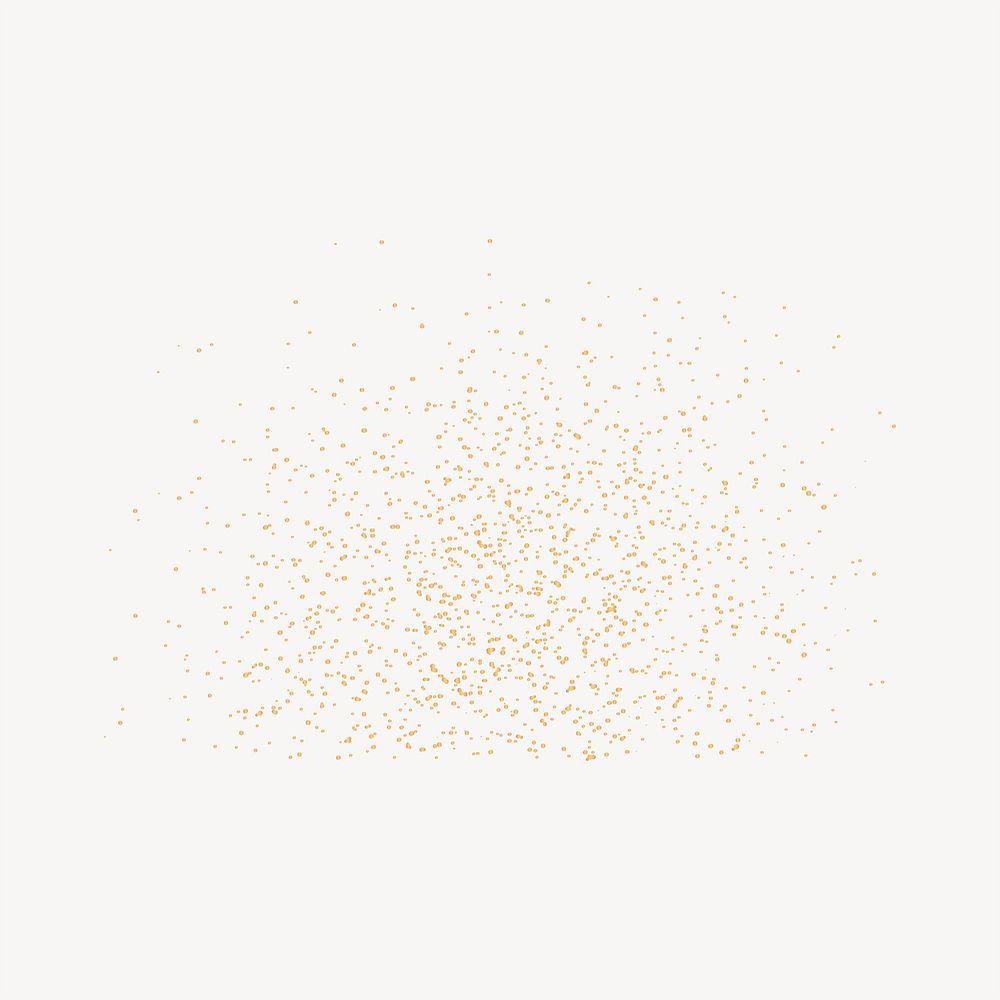 Gold flakes, effect element vector