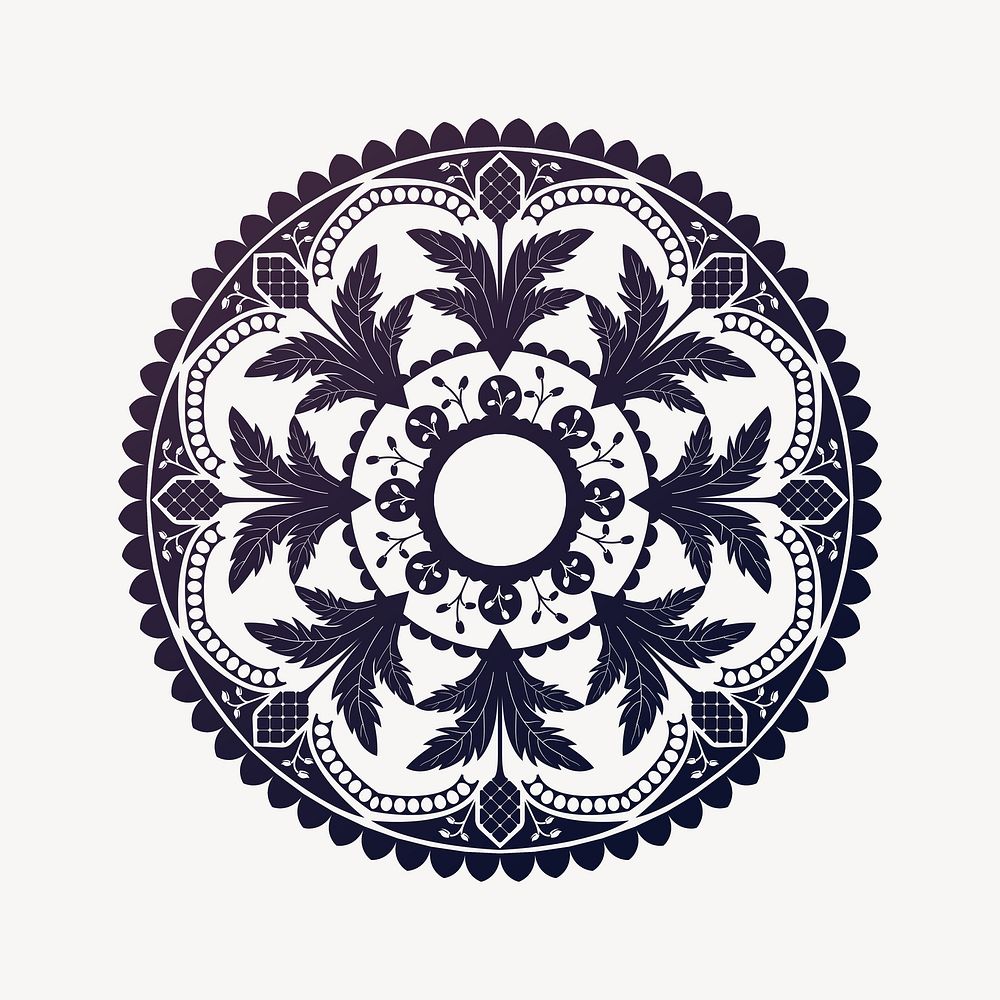 Mandala flower, Diwali festival illustration vector