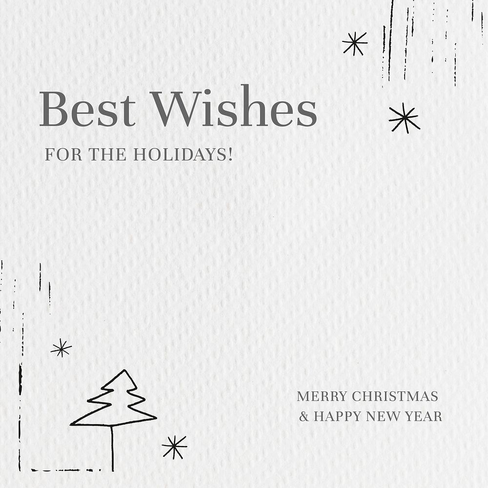 Christmas greeting  Instagram post template