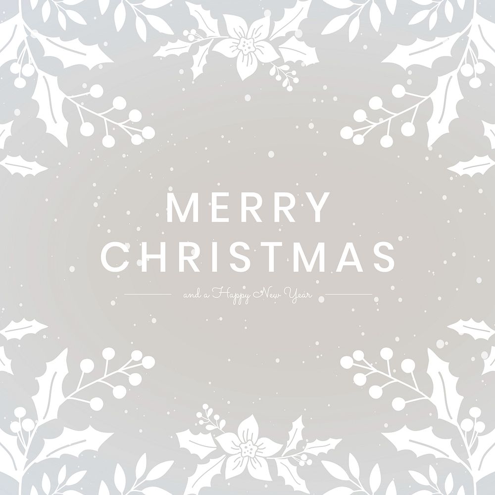 Christmas greeting  Instagram post template