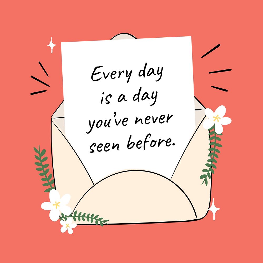 Inspirational quote Instagram post template