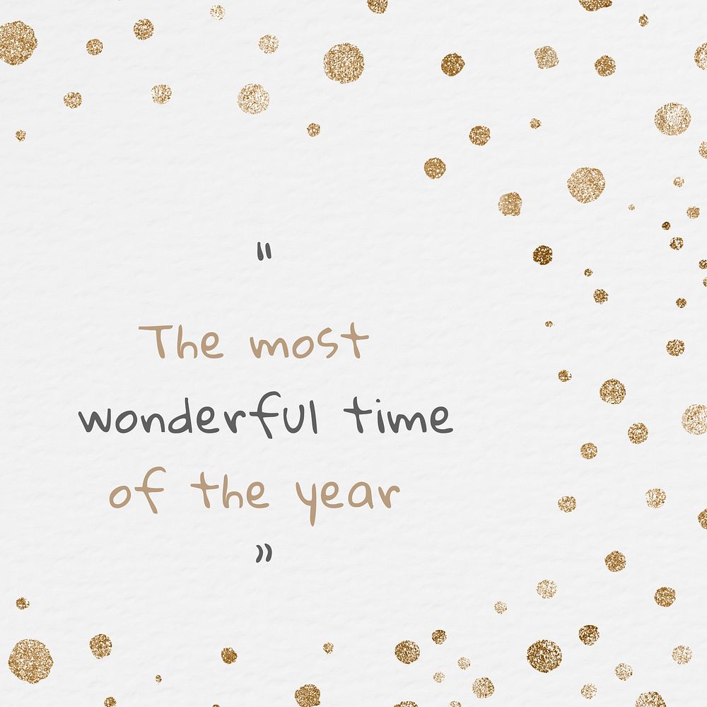 New year celebration quote Instagram post template