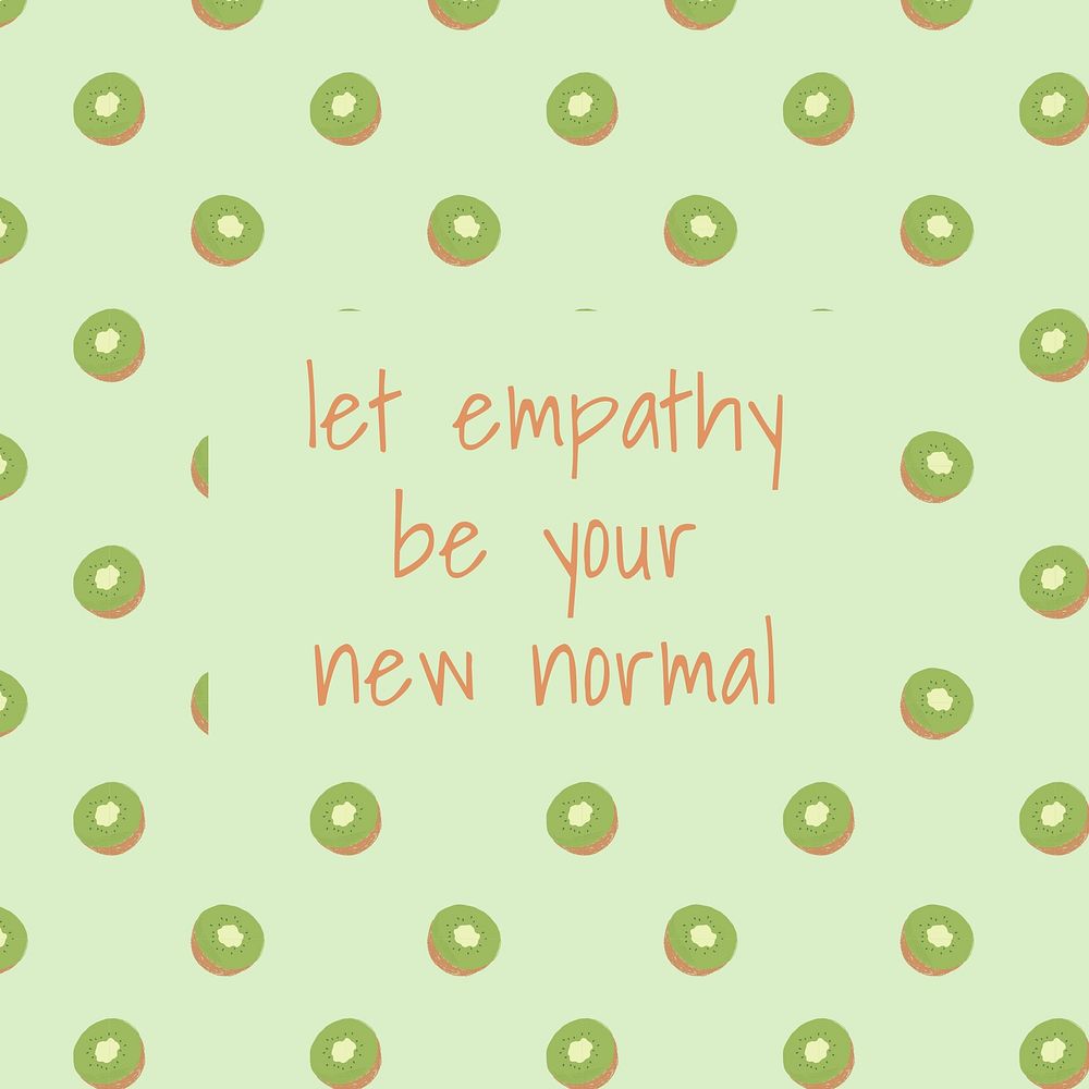 Empathy quote Instagram post template