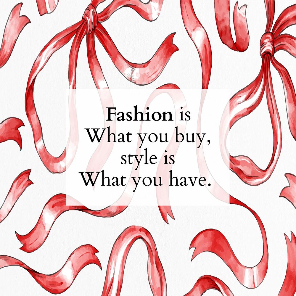 Fasion quote Instagram post template