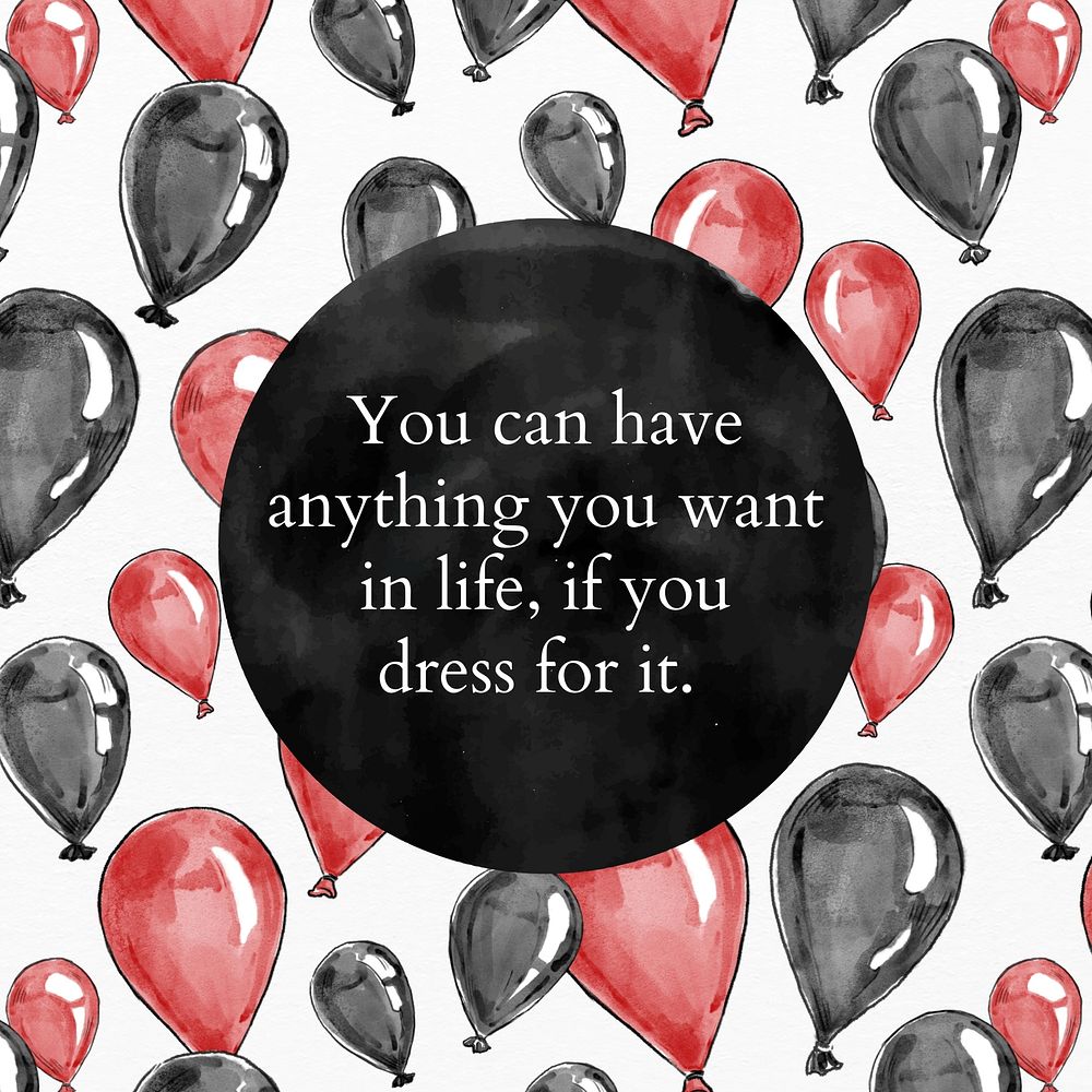 Fashion quote Instagram post template