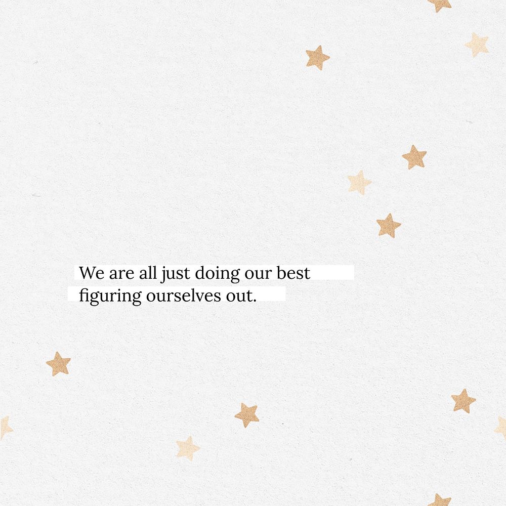Cute quote  Instagram post template