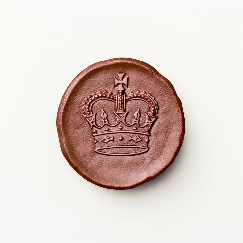 Crown icon white background sachertorte accessories. AI generated Image by rawpixel.