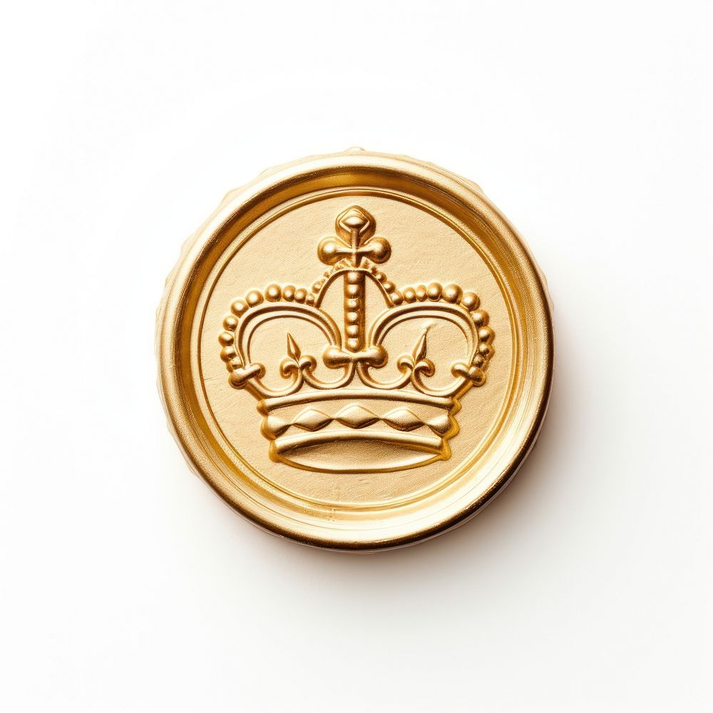 Crown gold jewelry locket. AI generated Image by rawpixel.