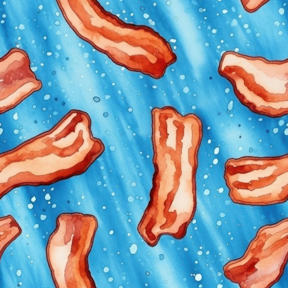 Bacon backgrounds pattern meat. 