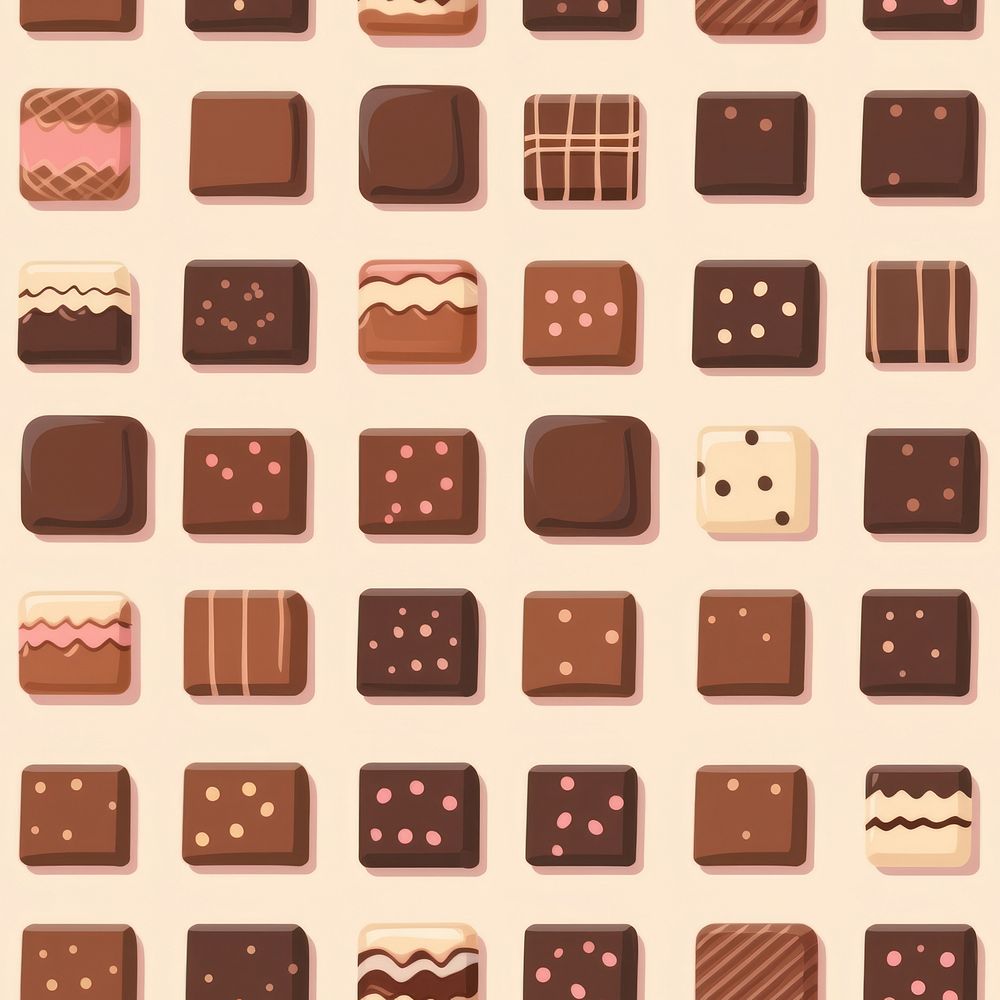 Chocolate bar backgrounds dessert pattern. AI generated Image by rawpixel.