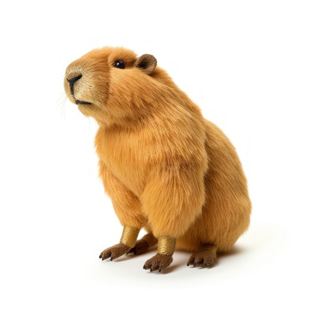 Cute capybara animal wildlife mammal. AI generated Image by rawpixel.