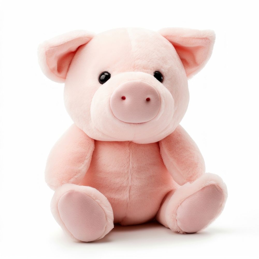 Cute pig animal mammal toy. AI generated Image by rawpixel.