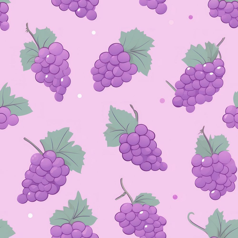Grape grapes backgrounds pattern. AI generated Image by rawpixel.