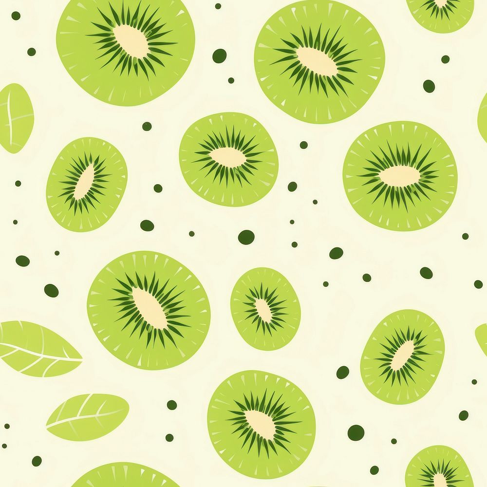 Kiwi pattern backgrounds fruit. AI generated Image by rawpixel.