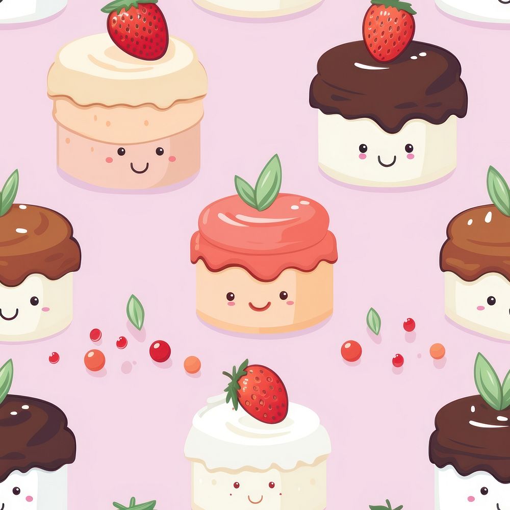 Pudding backgrounds strawberry dessert