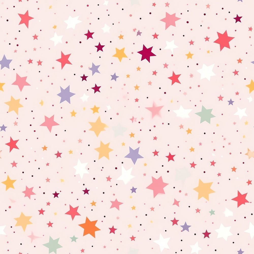 Shooting stars pattern backgrounds confetti. AI generated Image by rawpixel.