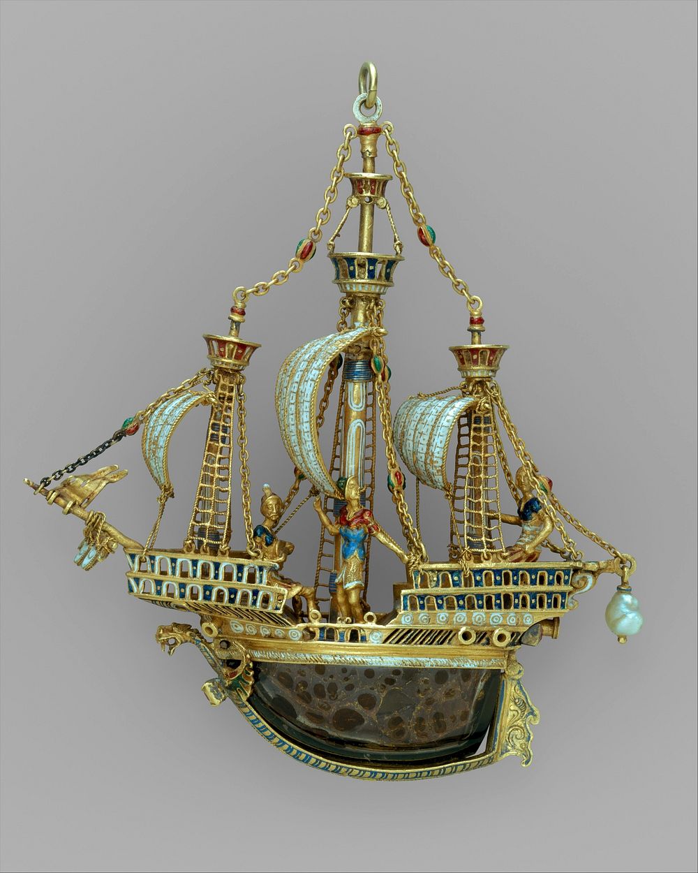 Pendant in the form of a ship