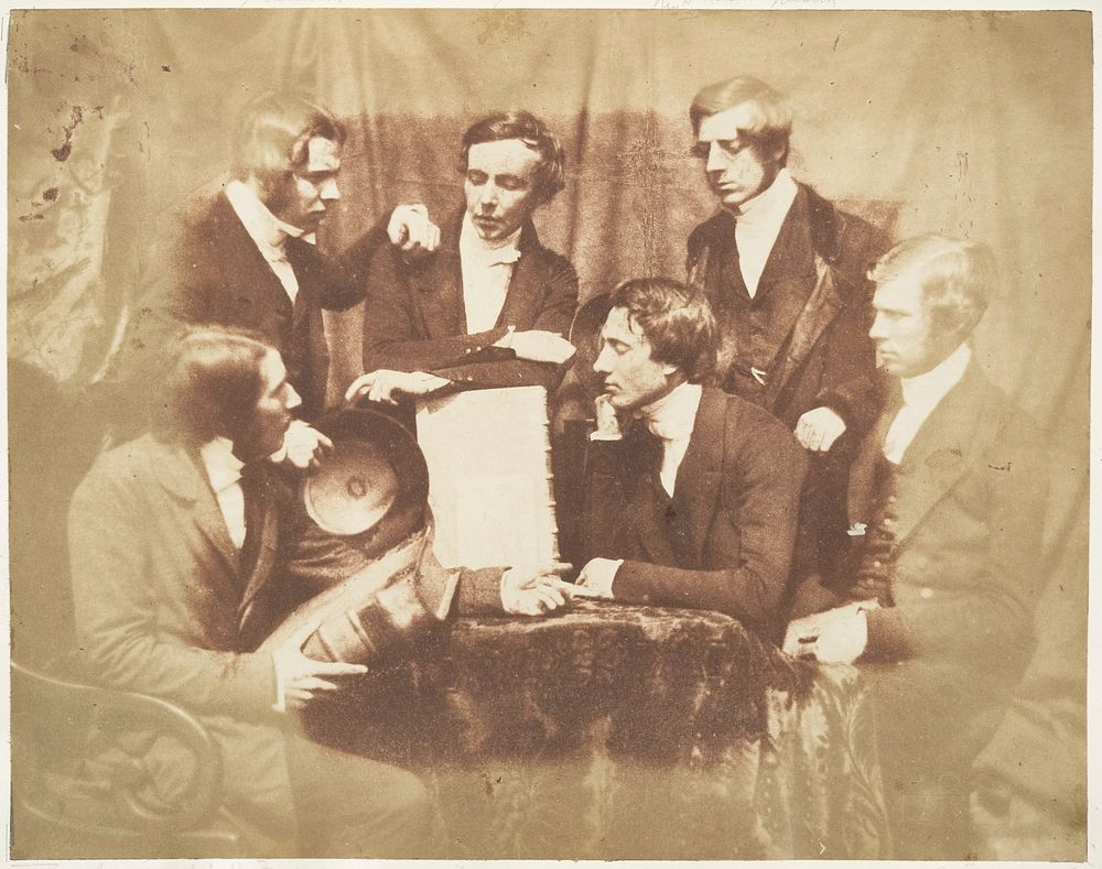 Prof. Fraser, Rev. Welsh, Rev. Hamilton, and Three Other Men