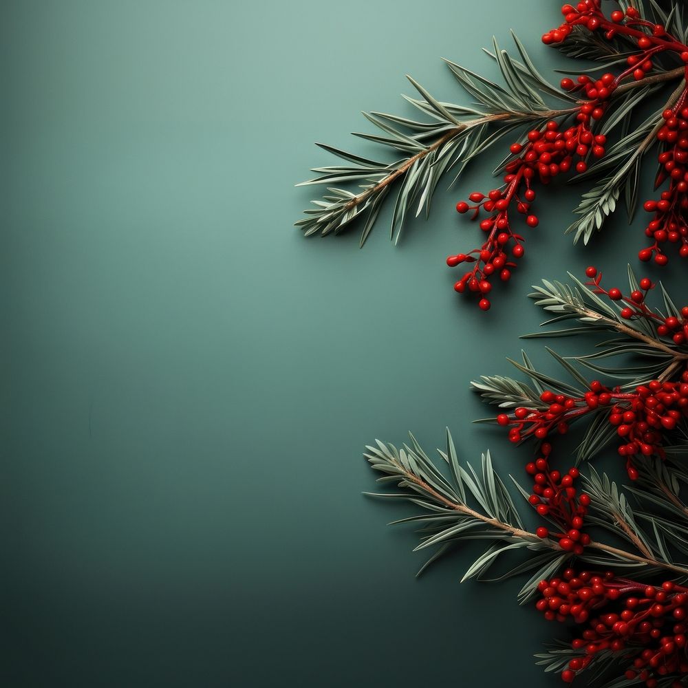 Christmas christmas tree branch. AI generated Image by rawpixel.