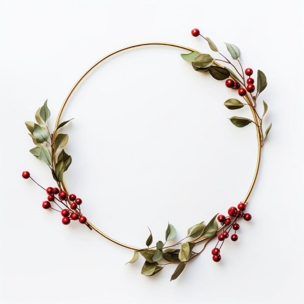 Wreath christmas photo jewelry. AI generated Image by rawpixel.