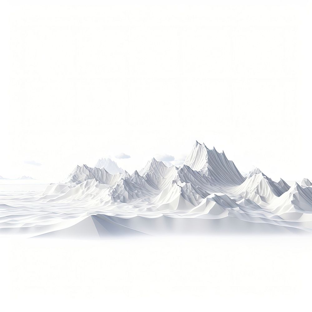 Snow mountain outdoors nature winter. AI generated Image by rawpixel.