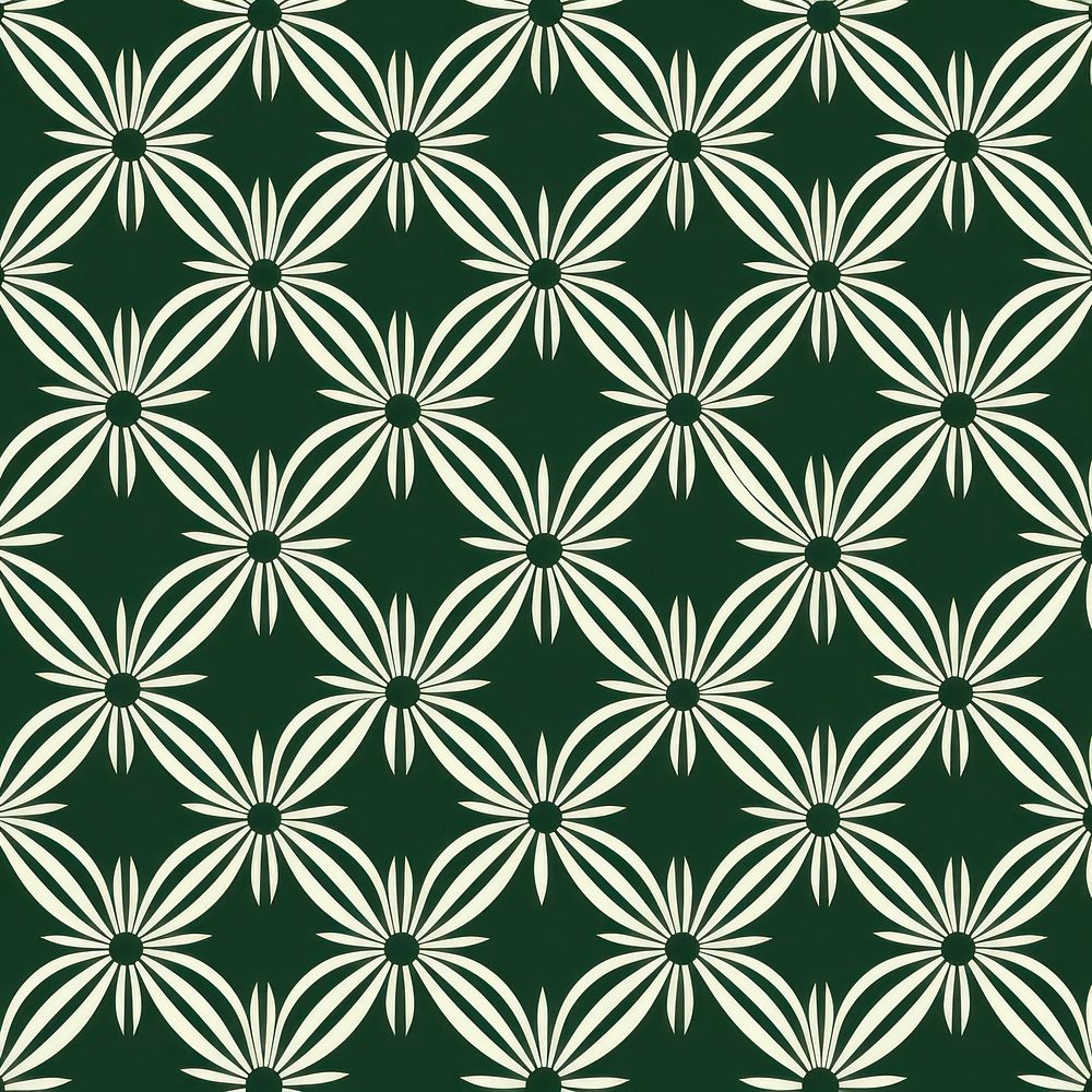 Green pattern backgrounds shape repetition. AI generated Image by rawpixel.