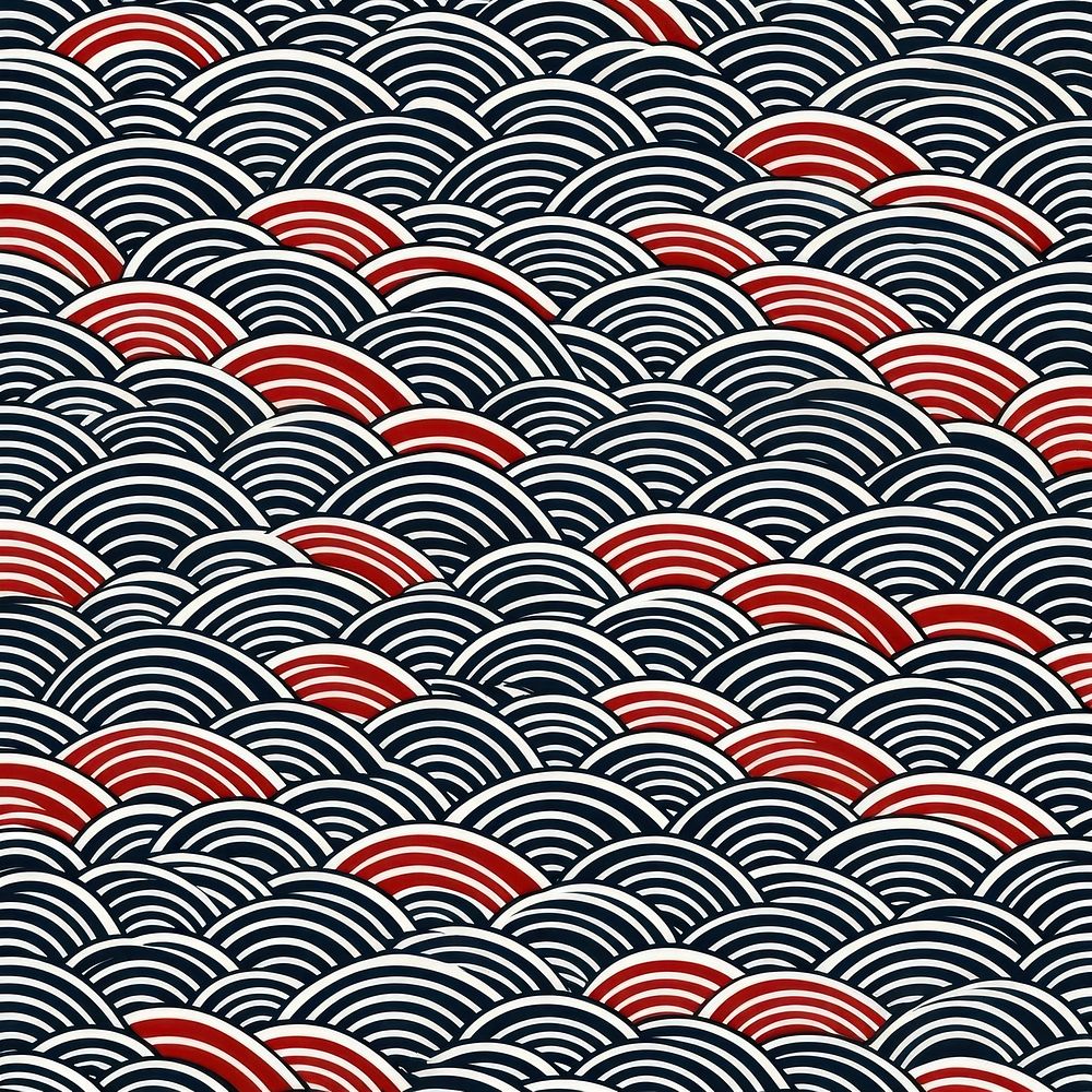Wave pattern backgrounds shape repetition. AI generated Image by rawpixel.