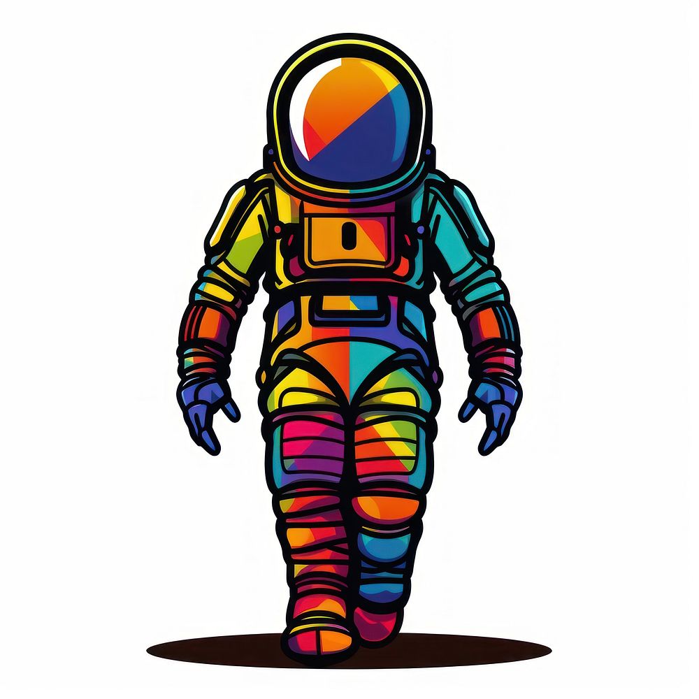 Astronaut astronaut graphics art. AI generated Image by rawpixel.