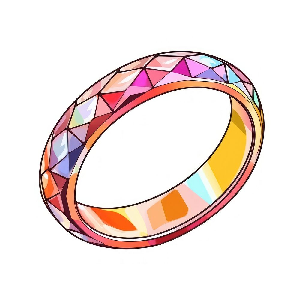 Diamond ring jewelry white background celebration. AI generated Image by rawpixel.