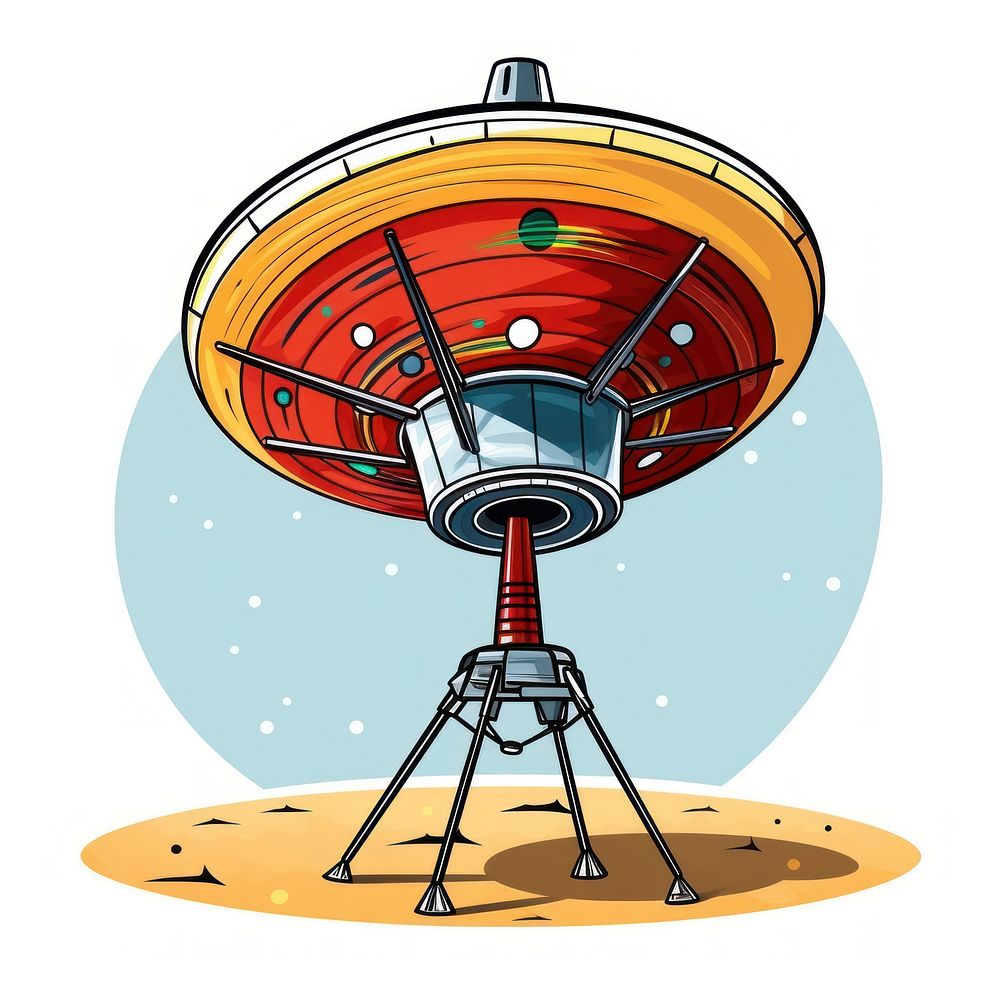 Space satellite broadcasting technology appliance. AI generated Image by rawpixel.