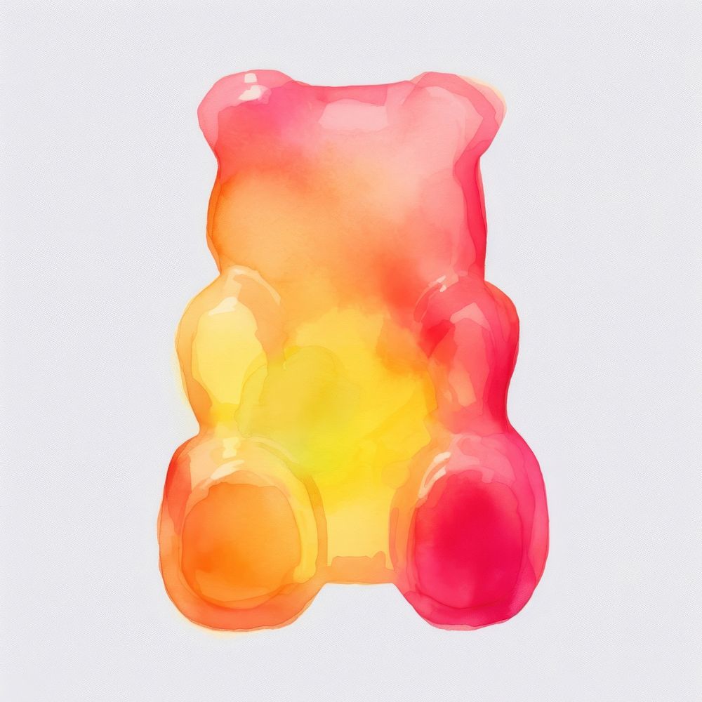 Jelly gummy confectionery candy creativity. AI generated Image by rawpixel.