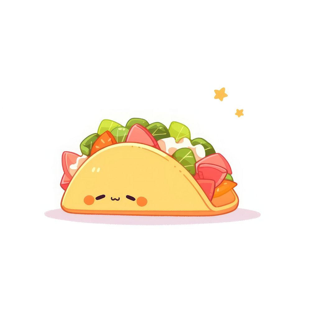 Taco food meal confectionery. AI generated Image by rawpixel.