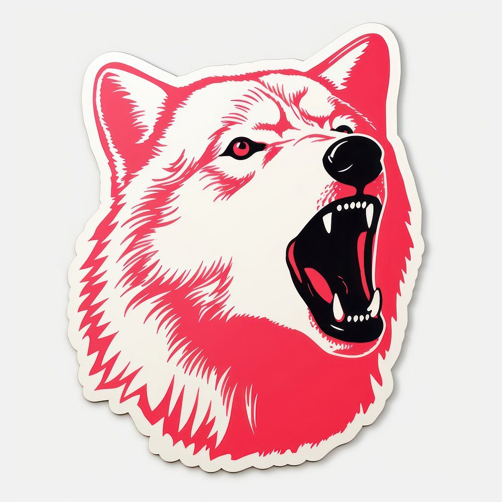 A wolf mammal animal pet. AI generated Image by rawpixel.