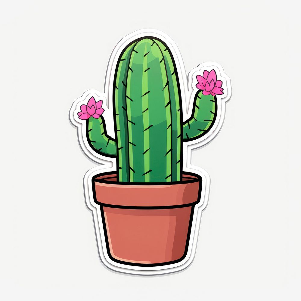 Cactus plant creativity houseplant. AI generated Image by rawpixel.