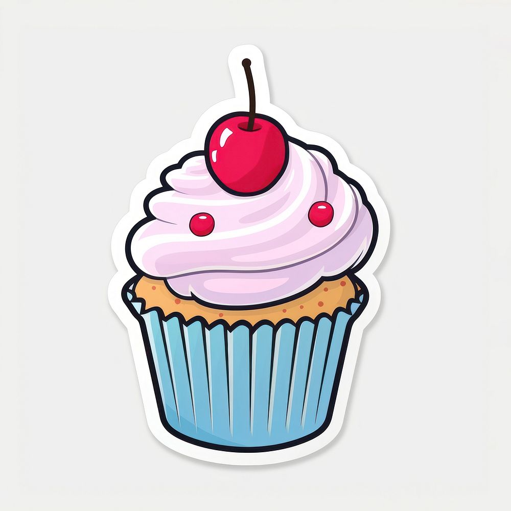 Cuocake cupcake dessert icing. AI generated Image by rawpixel.