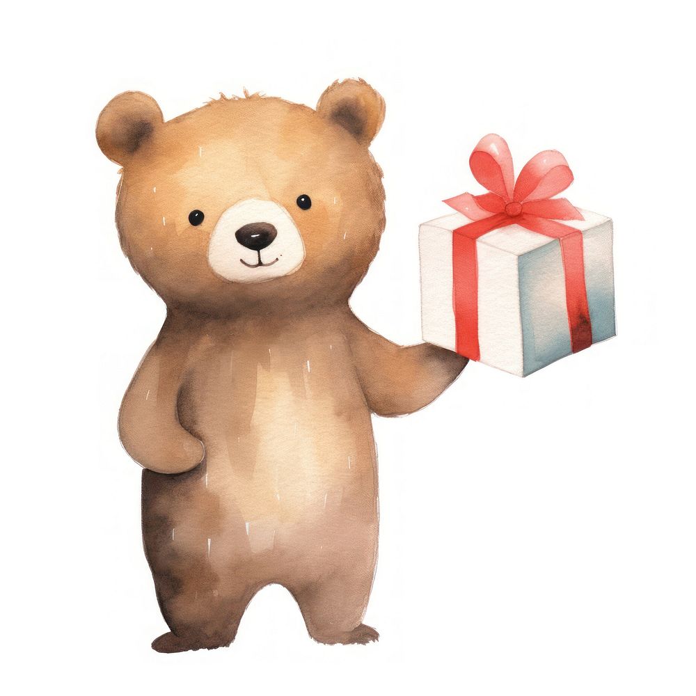 Bear mammal gift toy. AI generated Image by rawpixel.