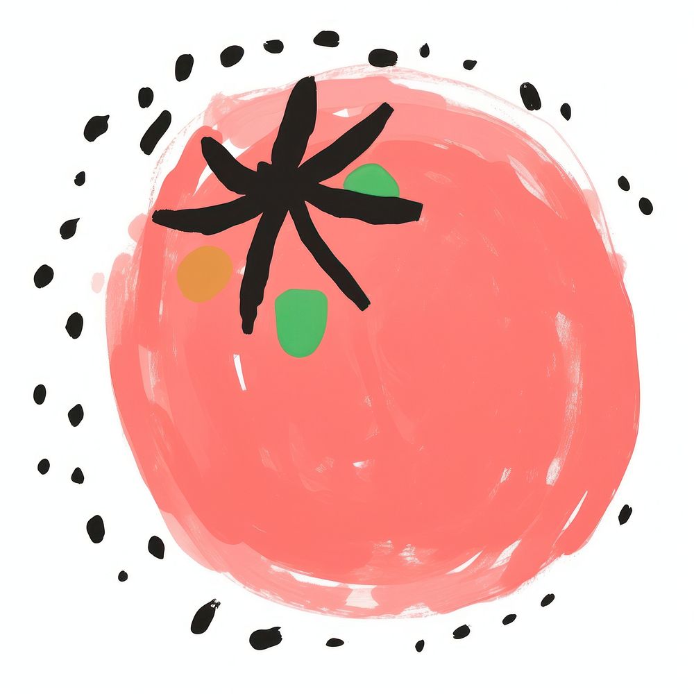A tomato art invertebrate creativity. AI generated Image by rawpixel.