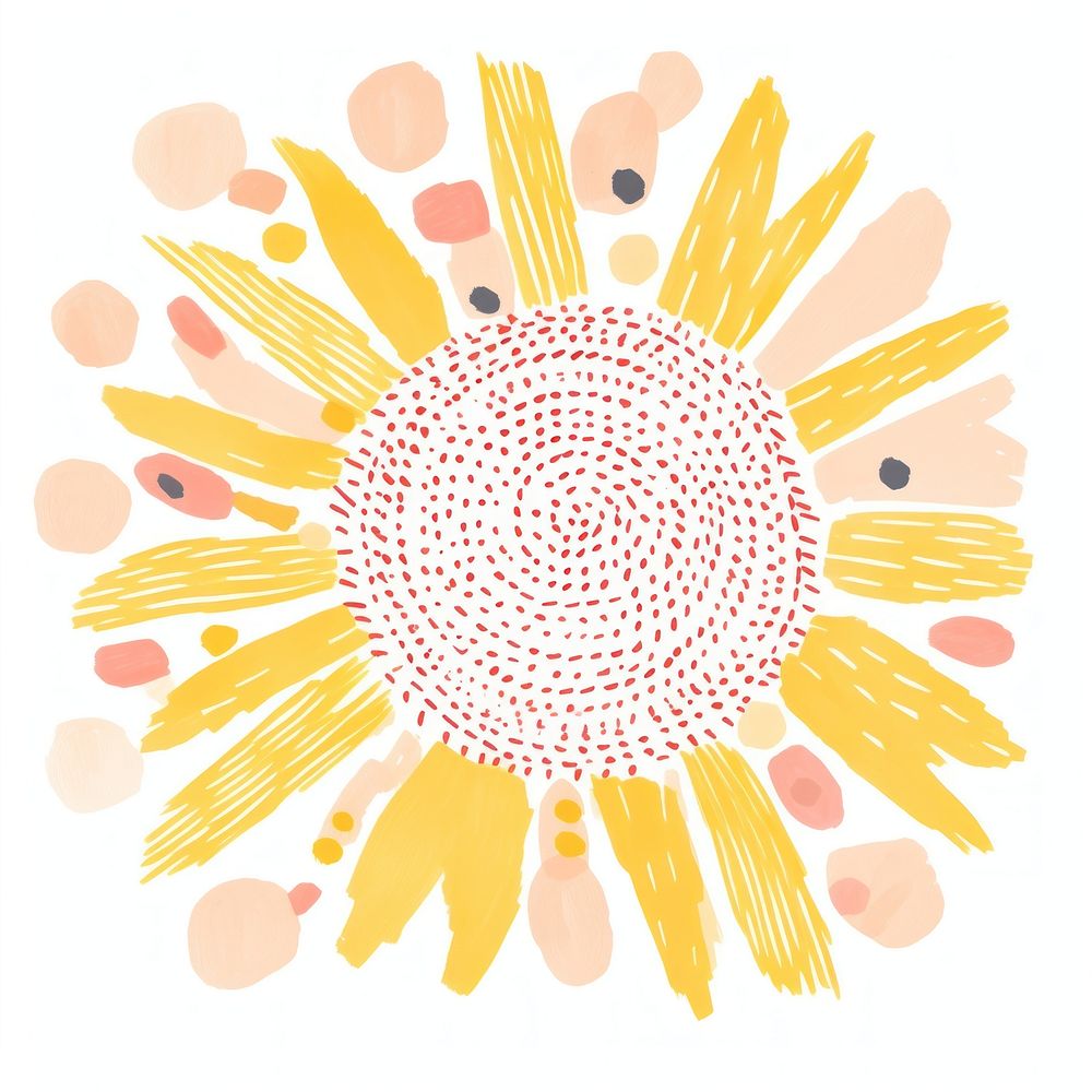Sun art backgrounds sunflower. AI generated Image by rawpixel.